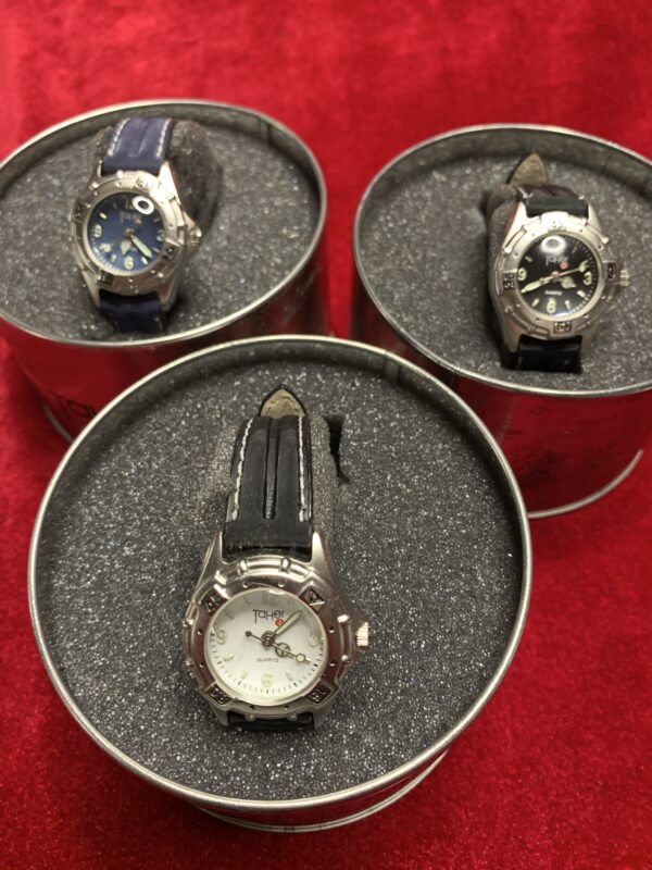 RELOJ; «TAHER» INFANTIL CAJA DE METAL CON PULSERA DE CUERO - Imagen 16