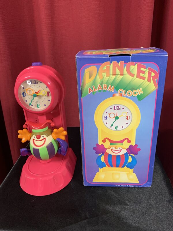RELOJ;  DESPERTADOR INFANTIL MUSICAL CON MOVIMIENTO PAYASO - Imagen 11