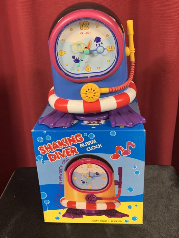 RELOJ;  DESPERTADOR INFANTIL MUSICAL CON MOVIMIENTO SUBMARINISTA - Imagen 8