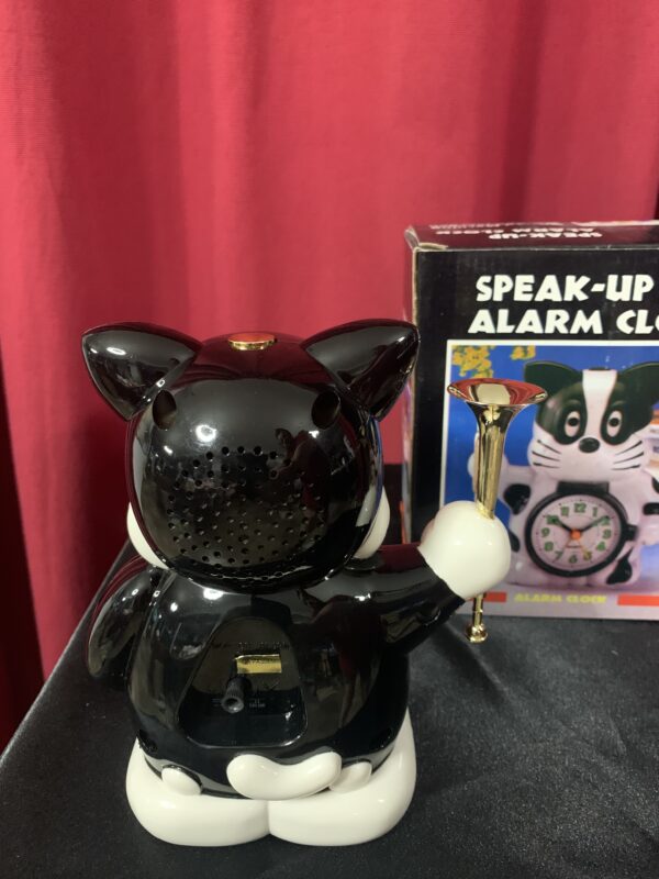 RELOJ;  DESPERTADOR INFANTIL MUSICAL CON MOVIMIENTO GATO - Imagen 4