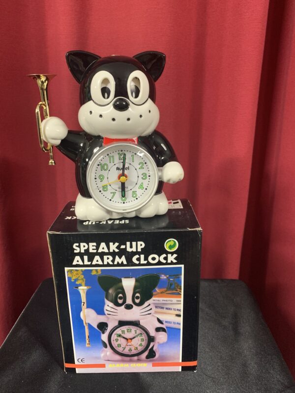 RELOJ;  DESPERTADOR INFANTIL MUSICAL CON MOVIMIENTO GATO - Imagen 5