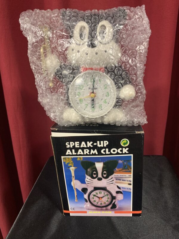 RELOJ;  DESPERTADOR INFANTIL MUSICAL CON MOVIMIENTO GATO - Imagen 6