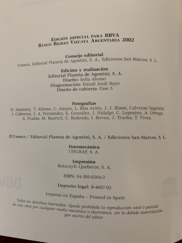 LIBROS; «MONUMENTOS PATRIMONIO DE LA HUMANIDAD» MEXICO - Imagen 5