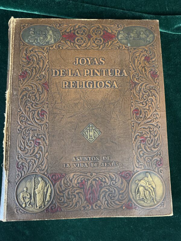 LIBROS; LOTE 2 VOLUMENES JOYAS DE LA PINTURA RELIGIOSA, «ASUNTOS DE LA VIDA DE JESÚS Y DE LA VIRGEN. - Imagen 2