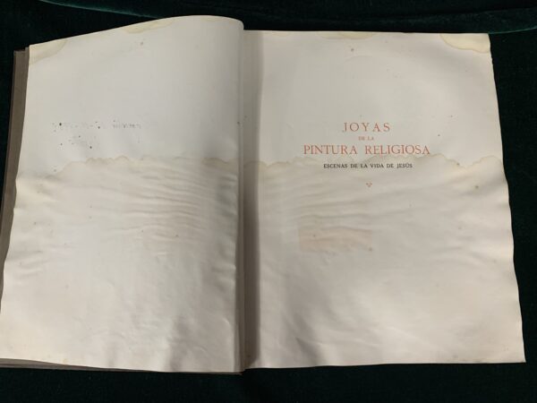 LIBROS; LOTE 2 VOLUMENES JOYAS DE LA PINTURA RELIGIOSA, «ASUNTOS DE LA VIDA DE JESÚS Y DE LA VIRGEN. - Imagen 8