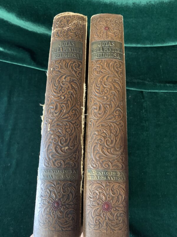 LIBROS; LOTE 2 VOLUMENES JOYAS DE LA PINTURA RELIGIOSA, «ASUNTOS DE LA VIDA DE JESÚS Y DE LA VIRGEN. - Imagen 36