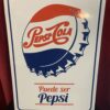 PUBLICIDAD; LETREO DE CHAPA VINTAGE PEPSI COLA - Imagen 3