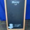 PUBLICIDAD; ANTIGUA PIZARRA CABALLETE MOKAY