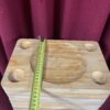 MENAJE; LOTE 3 TABLAS DE MADERA PULPO GALLEGO CON 4 CAVIDADES PARA SALSAS. - Imagen 10