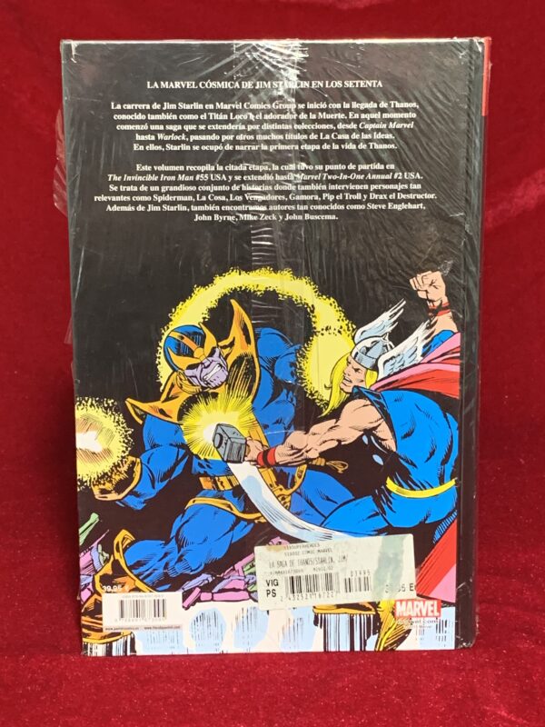 COMIC; LA SAGA DE THANOS -OMNI GOLD - Imagen 3