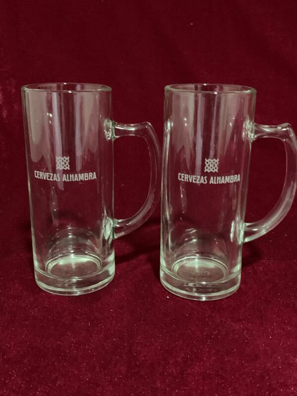 COPAS; LOTE 3 JARRAS CERVEZAS ALHAMBRA AÑOS 90. - Imagen 4
