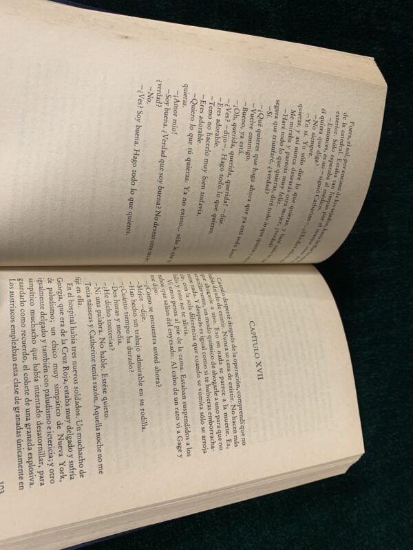 LIBROS; ADIOS A LAS ARMAS - ERNEST HEMINGWAY - Imagen 5