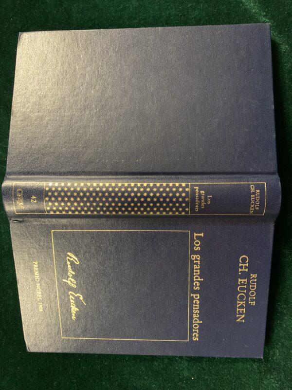 LIBROS; LOS GRANDES PENSADORES - RUDOLF CH. EUCKEN - Imagen 3