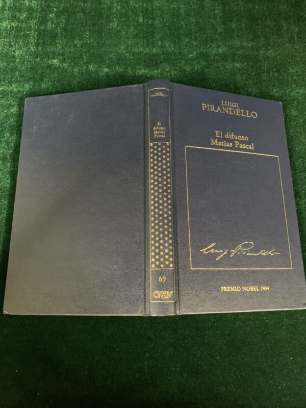 LIBROS; EL DIFUNTO MATIAS PASCAL - LUIGI PIRANDELLO - Imagen 3