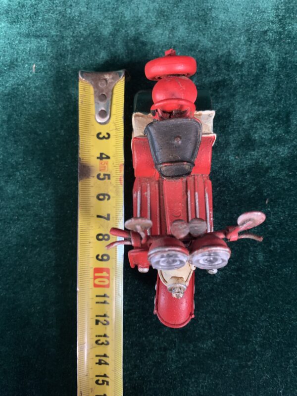 MODELISMO; MOTO VESPA DE METAL FABRICACIÓN ARTESANAL AÑOS 70 - Imagen 11