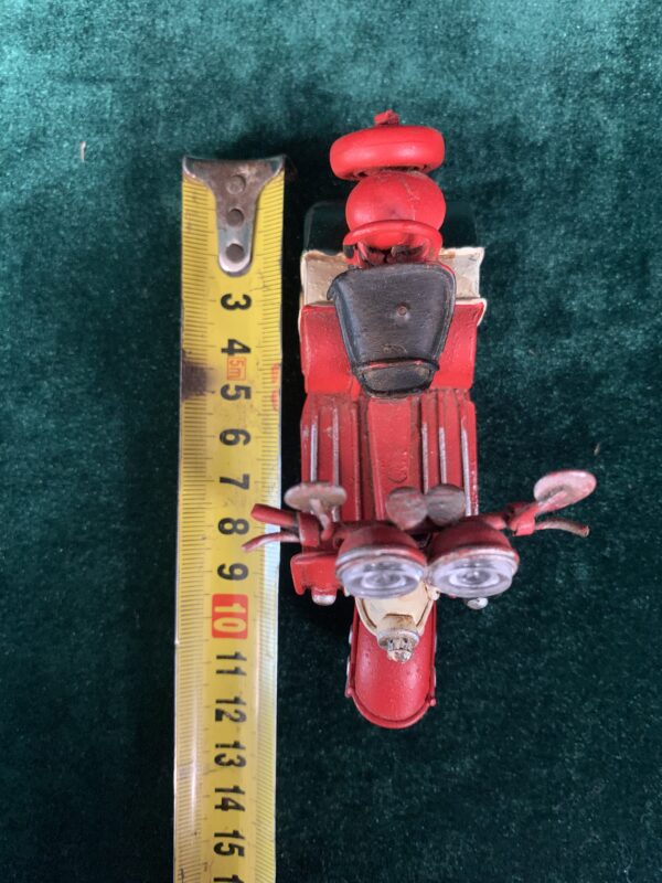 MODELISMO; MOTO VESPA DE METAL FABRICACIÓN ARTESANAL AÑOS 70 - Imagen 12