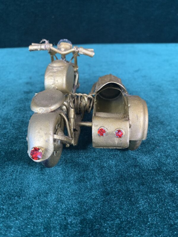 MODELISMO; MOTO DE METAL ARTESANAL AÑOS 70 - Imagen 5