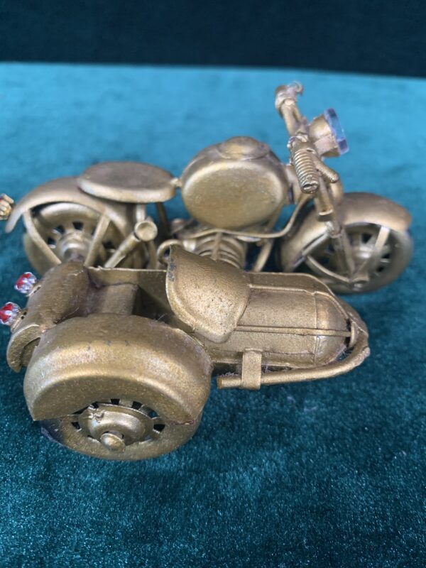 MODELISMO; MOTO DE METAL ARTESANAL AÑOS 70 - Imagen 6