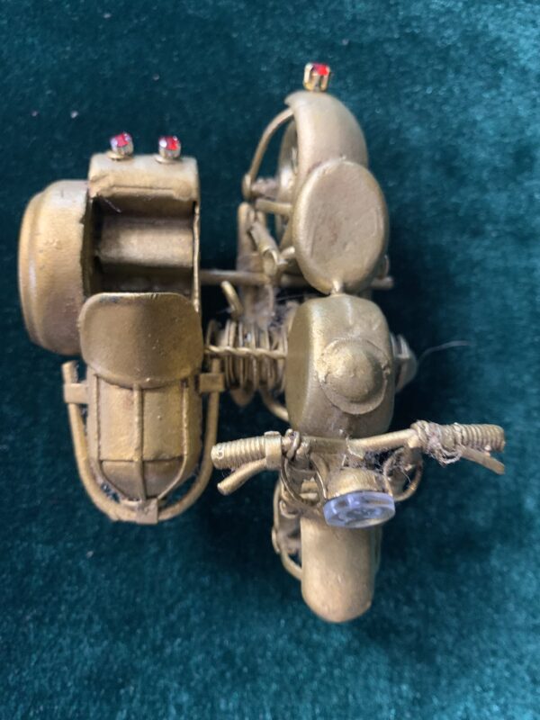 MODELISMO; MOTO DE METAL ARTESANAL AÑOS 70 - Imagen 7