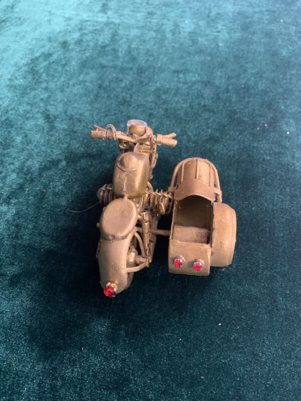 MODELISMO; MOTO DE METAL ARTESANAL AÑOS 70 - Imagen 8
