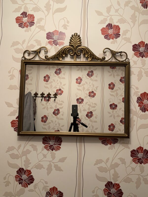 ESPEJOS; MAGNIFICO ESPEJO DE METAL DE ESTILO RUSTICO NUEVO. - Imagen 5