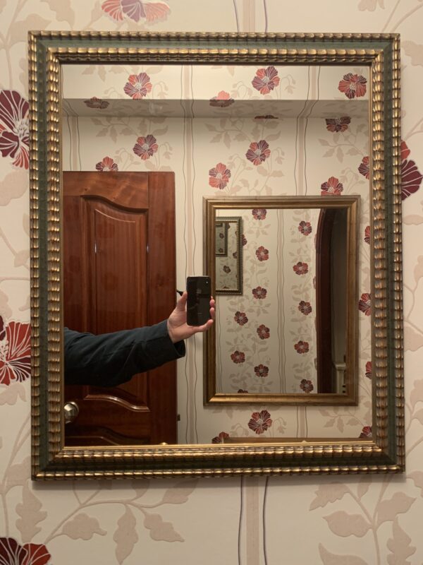 ESPEJOS; MODELO SHONW, RECTANGULAR EN MADERA, DE ESTILO VINTAGE. - Imagen 5