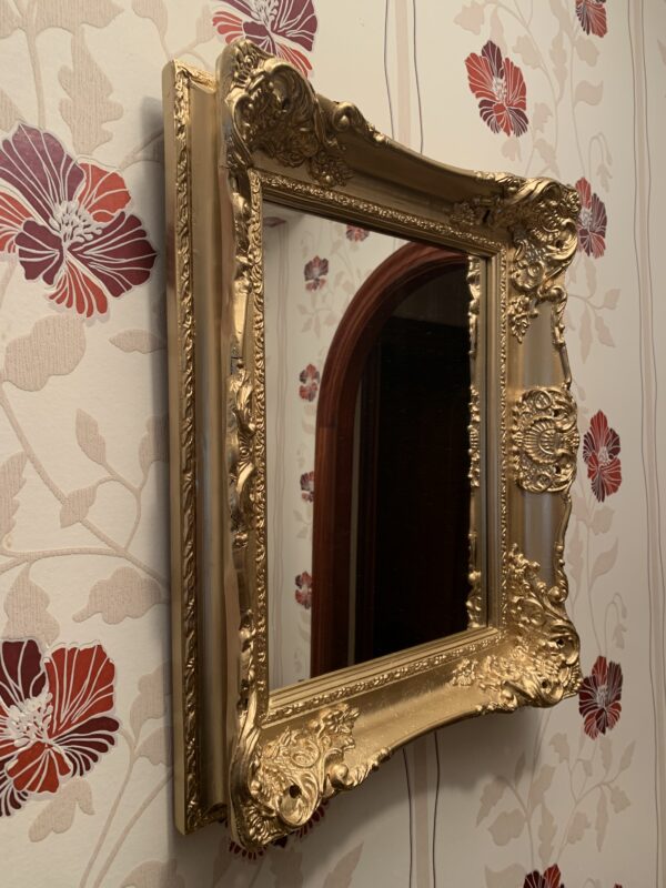 ESPEJOS; MODELO ANTIGUO, ESPEJO ISABELINO EN MADERA, DE ESTILO ROCOCÓ S.XIX. - Imagen 7