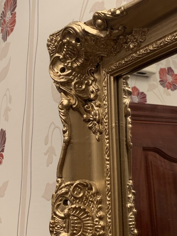 ESPEJOS; MODELO ANTIGUO, ESPEJO ISABELINO EN MADERA, DE ESTILO ROCOCÓ S.XIX. - Imagen 12