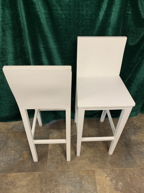 SILLAS; TABURETE ALTO DISEÑO CON RESPALDO ENTERO MODELO VIGO. - Imagen 6