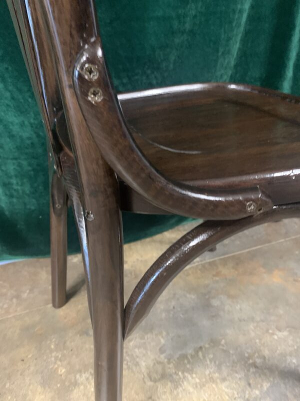 SILLAS; MODELO THONET BISTRÓ COLOR WENGUE EN MADERA PINO PORTUGUES - Imagen 11