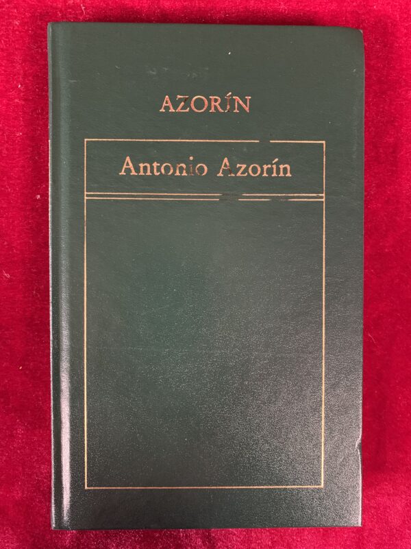 LIBROS; ANTONIO AZORÍN - AZORÍN