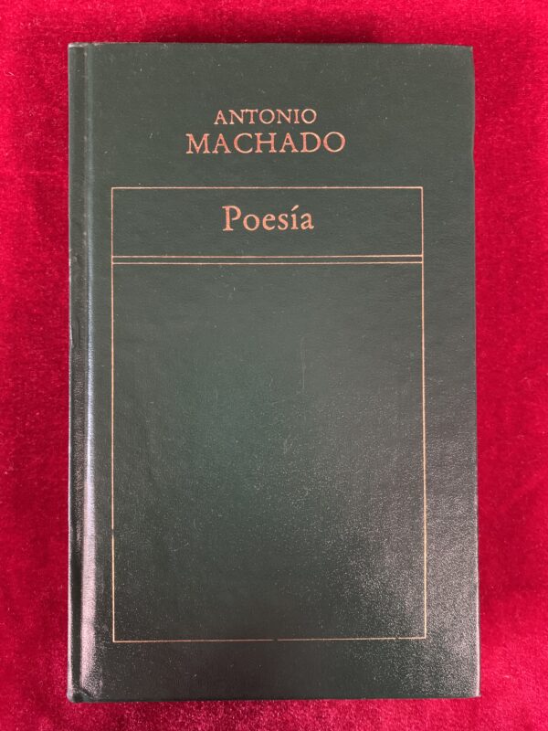 LIBROS; POESÍA - ANTONIO MACHADO