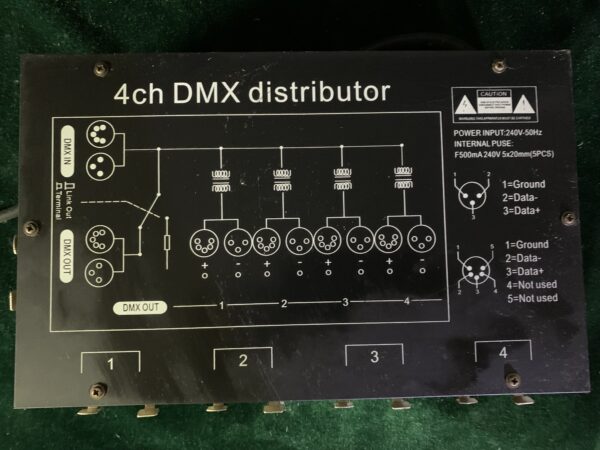 ILUMINACIÓN; DISTRIBUIDOR DMX 4 CH - Imagen 3