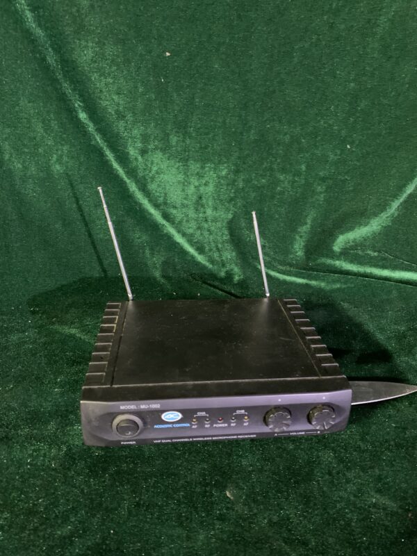 SONIDO; MICROFONO INHALAMBRICO PROFESIONAL ACOUSTIC CONTROL MU1002 - Imagen 3