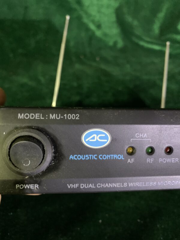 SONIDO; MICROFONO INHALAMBRICO PROFESIONAL ACOUSTIC CONTROL MU1002 - Imagen 9