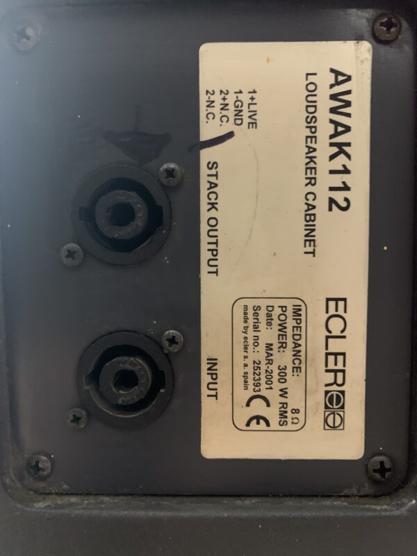 SONIDO; ALTAVOZ ECLER AWAK 112 2 VÍAS 300W RMS - Imagen 7