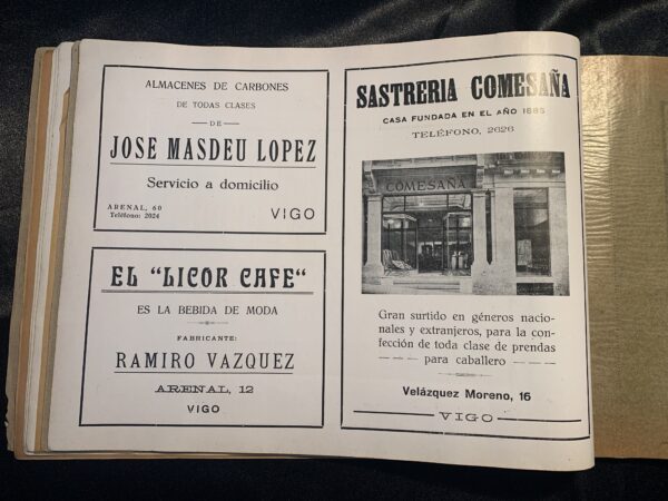 LIBROS; ANTIGUO ALBUM ARTISTICO DE GALICIA (VIGO) 1932 - Imagen 7