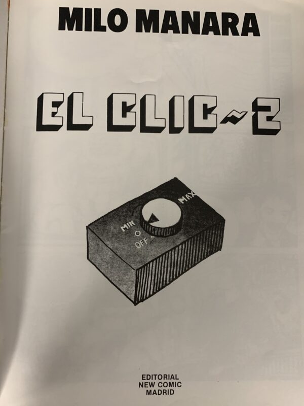 COMIC; EL CLIC 1 - 2 - 3 - 4 MILO MANARA - Imagen 7