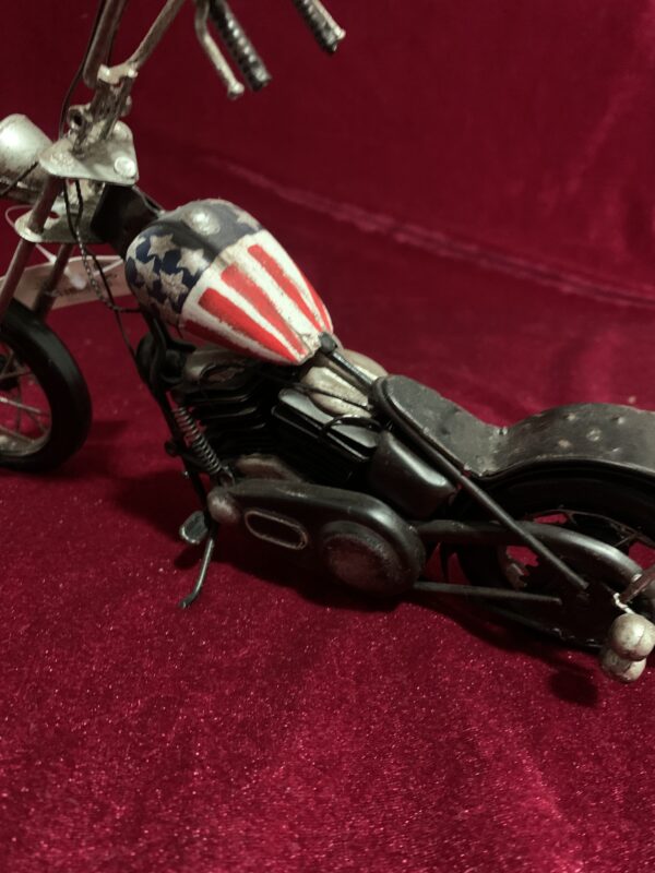 MODELISMO; MOTO DE METAL HARLEY DAVISON EASY RIDER AÑOS 80. - Imagen 3