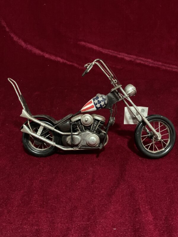 MODELISMO; MOTO DE METAL HARLEY DAVISON EASY RIDER AÑOS 80. - Imagen 7