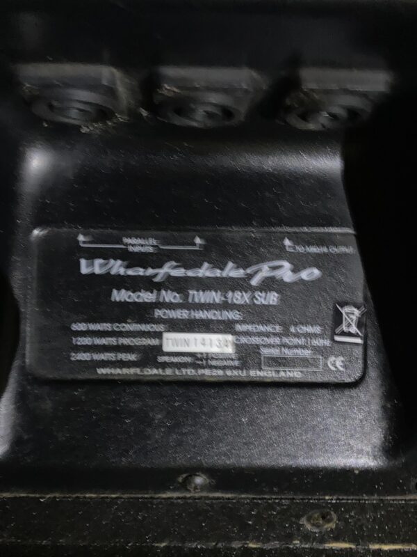 SONIDO; SUBWOOFER WHARFEDALE PRO TWIN 18X - Imagen 16