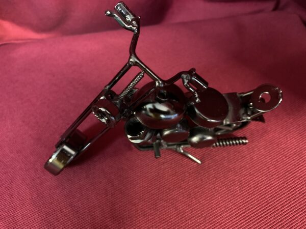 MODELISMO; MOTO DE METAL FABRICACIÓN ARTESANAL AÑOS 00. - Imagen 7