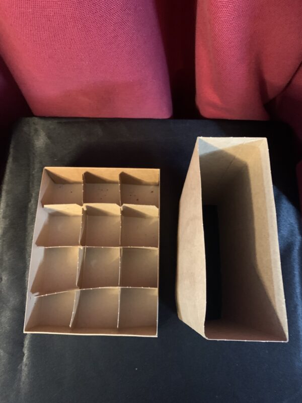 PANADERÍA: LOTE 10 CAJAS DE CARTÓN KRAFT TAKE AWAY PARA LLEVAR CROQUETAS. - Imagen 3