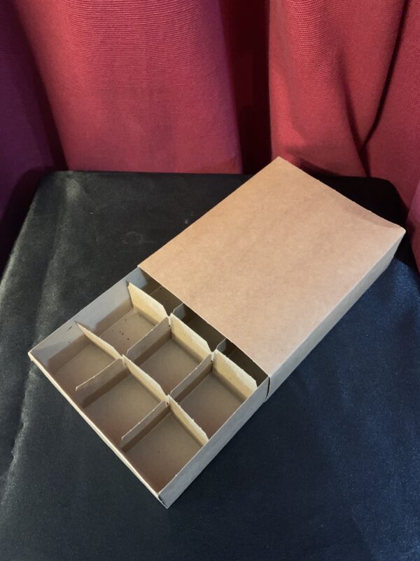 PANADERÍA: LOTE 10 CAJAS DE CARTÓN KRAFT TAKE AWAY PARA LLEVAR CROQUETAS.