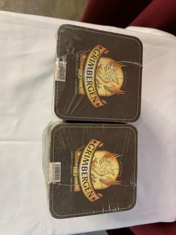 PUBLICIDAD; LOTE DE 10 POSAVASOS PUBLICITARIOS 2 SAN MIGUEL + 5 GRIMBERGEN - Imagen 5