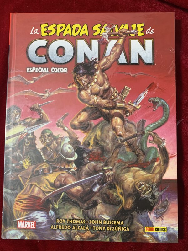 COMICS; «LA ESPADA SALVAJE DE CONAN» ESPECIAL COLOR - BIBLIOTECA CONAN
