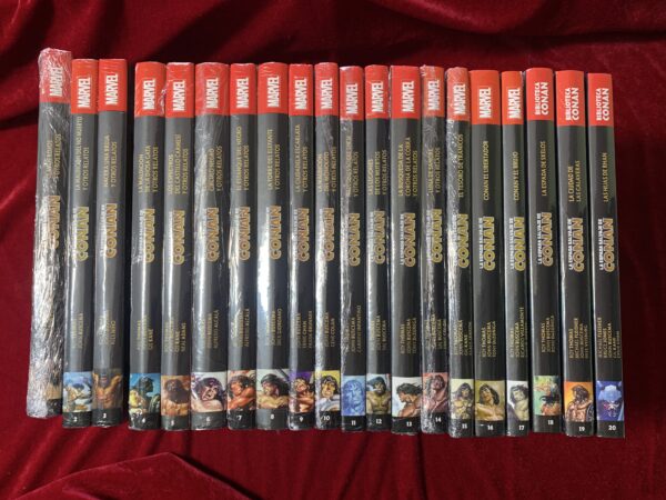 COMICS; «LA ESPADA SALVAJE DE CONAN» BIBLIOTECA CONAN COLECCIÓN COMPLETA 20 VOLUMENES - Imagen 2