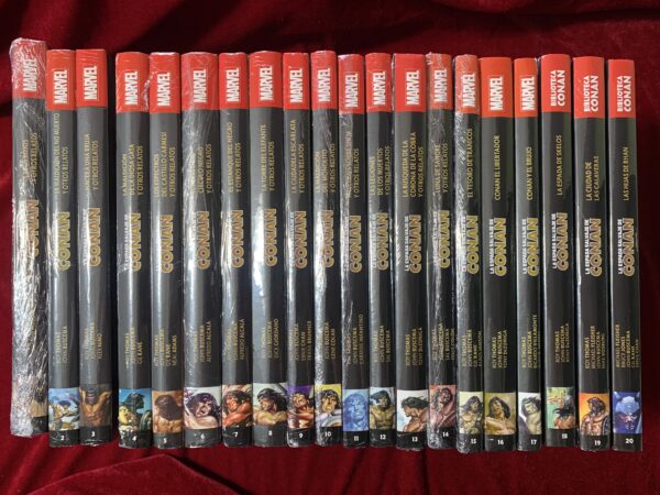 COMICS; «LA ESPADA SALVAJE DE CONAN» BIBLIOTECA CONAN COLECCIÓN COMPLETA 20 VOLUMENES