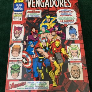 COMICS; « LOS VENGADORES » LOTE BIBLIOTECA MARVEL NÚMEROS 1 AL 09