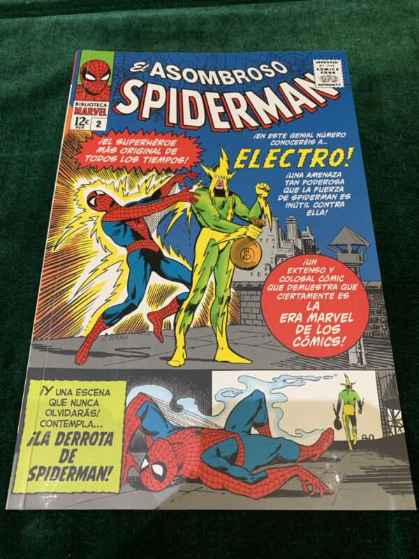 COMICS; « SPIDERMAN » LOTE BIBLIOTECA MARVEL NÚMEROS 1 AL 12 - Imagen 4